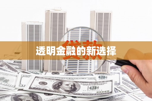 平陆透明金融的新选择