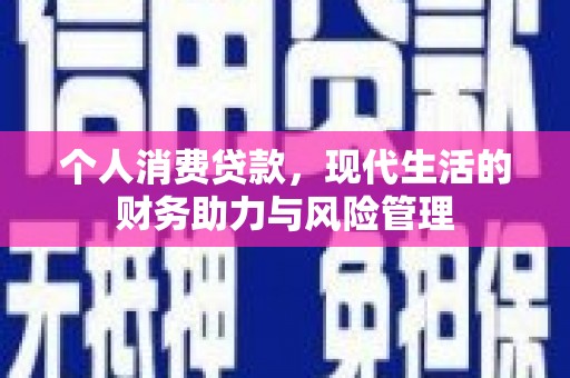平陆个人消费贷款，现代生活的财务助力与风险管理