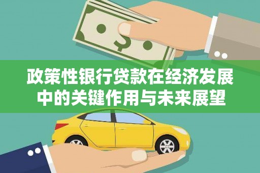 平陆政策性银行贷款在经济发展中的关键作用与未来展望