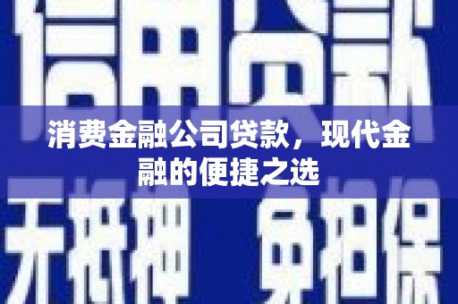 平陆消费金融公司贷款，现代金融的便捷之选