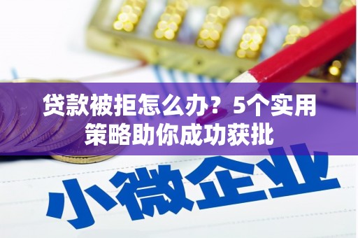 平陆贷款被拒怎么办？5个实用策略助你成功获批