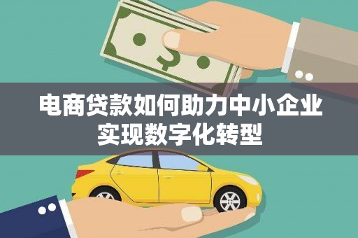 平陆电商贷款如何助力中小企业实现数字化转型