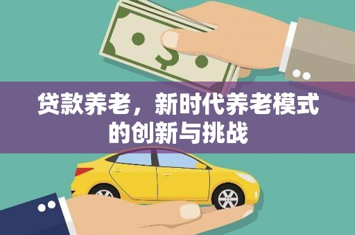 平陆贷款养老，新时代养老模式的创新与挑战