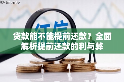 平陆贷款能不能提前还款？全面解析提前还款的利与弊