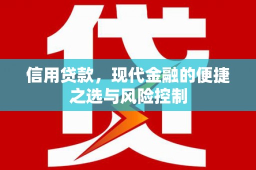 平陆信用贷款，现代金融的便捷之选与风险控制