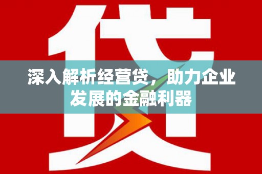 平陆深入解析经营贷，助力企业发展的金融利器