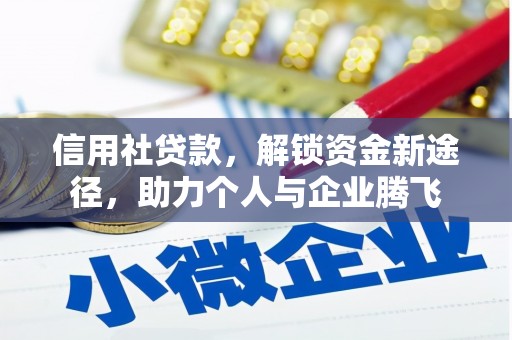 平陆信用社贷款，解锁资金新途径，助力个人与企业腾飞