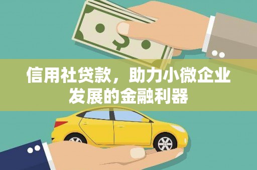 平陆信用社贷款，助力小微企业发展的金融利器