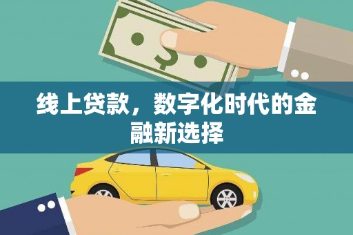 平陆线上贷款，数字化时代的金融新选择