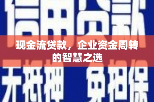 平陆现金流贷款，企业资金周转的智慧之选