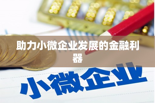 平陆助力小微企业发展的金融利器